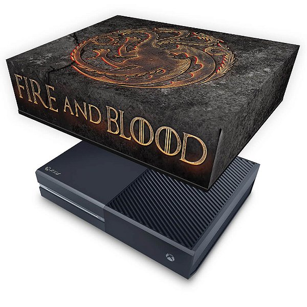 Xbox One Fat Capa Anti Poeira - Game of Thrones Targaryen