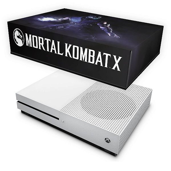 Xbox One Slim Capa Anti Poeira - Mortal Kombat X - Subzero