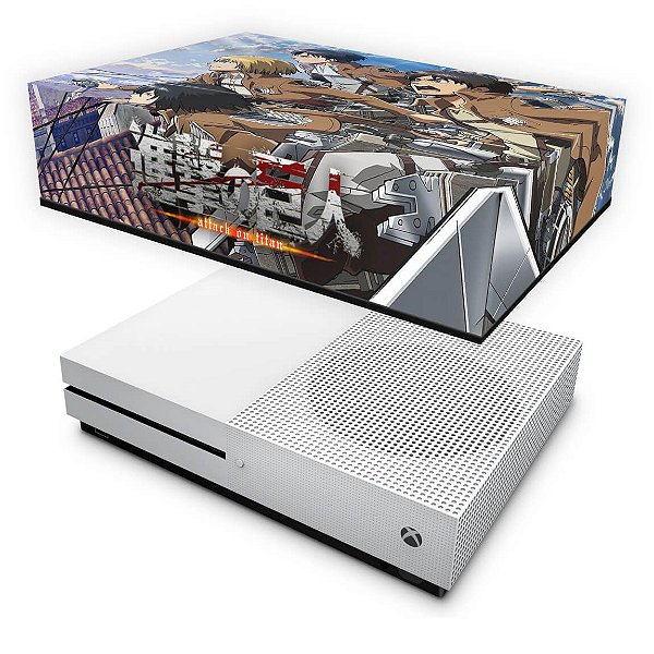 Xbox One Slim Capa Anti Poeira - Attack on Titan #A