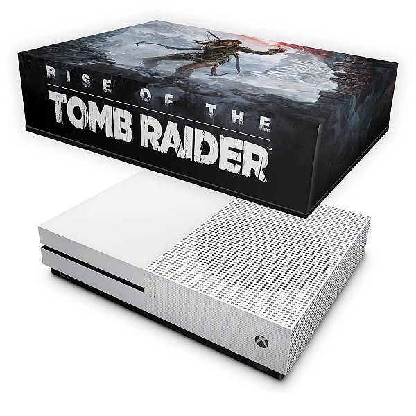 Xbox One Slim Capa Anti Poeira - Rise of the Tomb Raider