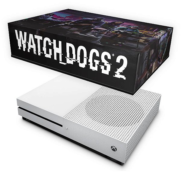 Xbox One Slim Capa Anti Poeira - Watch Dogs 2