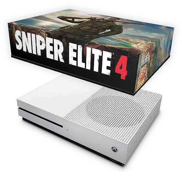 Xbox One Slim Capa Anti Poeira - Sniper Elite 4