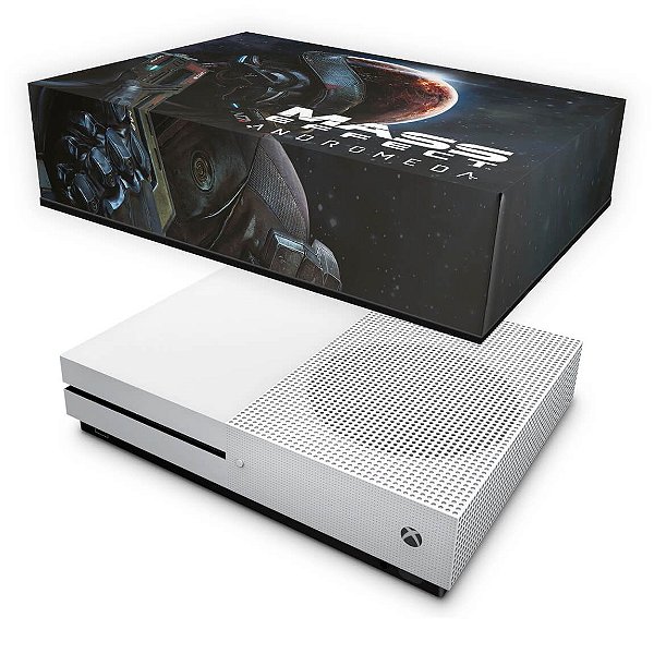 Xbox One Slim Capa Anti Poeira - Mass Effect: Andromeda