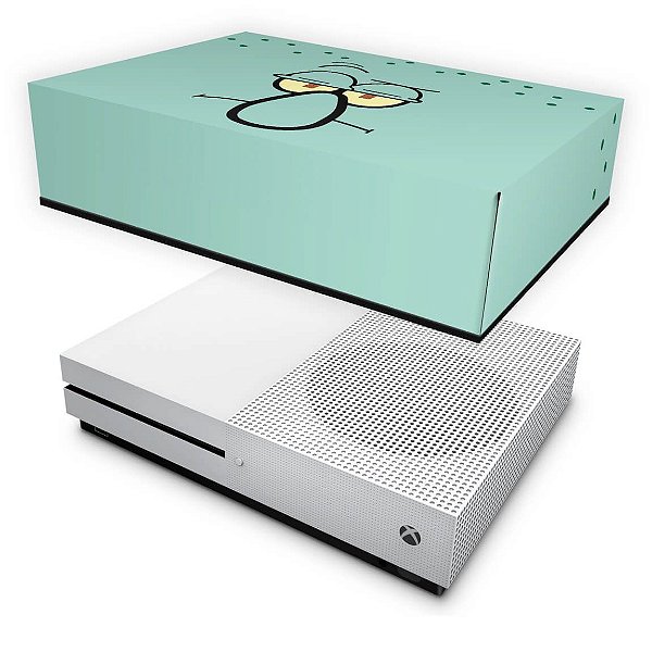 Xbox One S Slim Capa Anti Poeira - Lula Molusco Bob Esponja