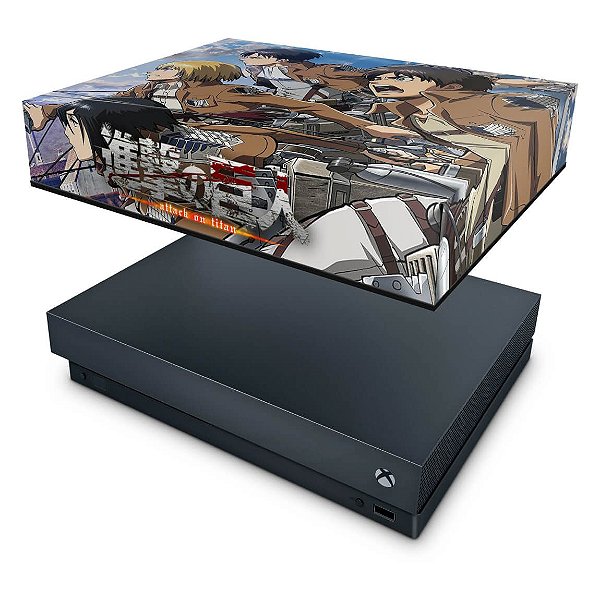 Xbox One X Capa Anti Poeira - Attack on Titan #A