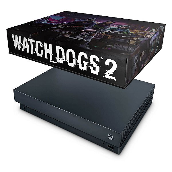 Xbox One X Capa Anti Poeira - Watch Dogs 2