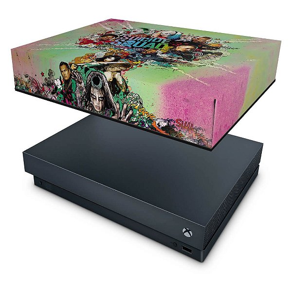 Xbox One X Capa Anti Poeira - Esquadrão Suicida #B
