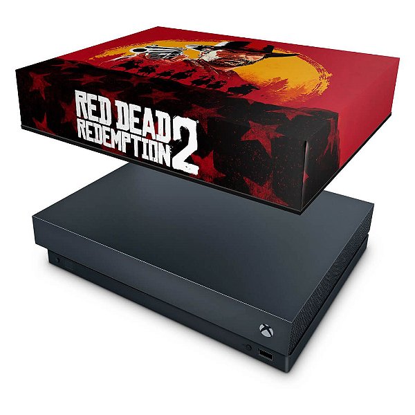 Xbox One X Capa Anti Poeira - Red Dead Redemption 2