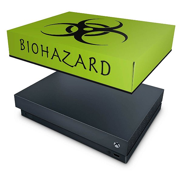 Xbox One X Capa Anti Poeira - Biohazard Radioativo