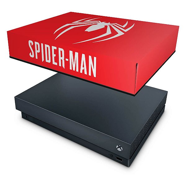 Xbox One X Capa Anti Poeira - Spider-man Bundle