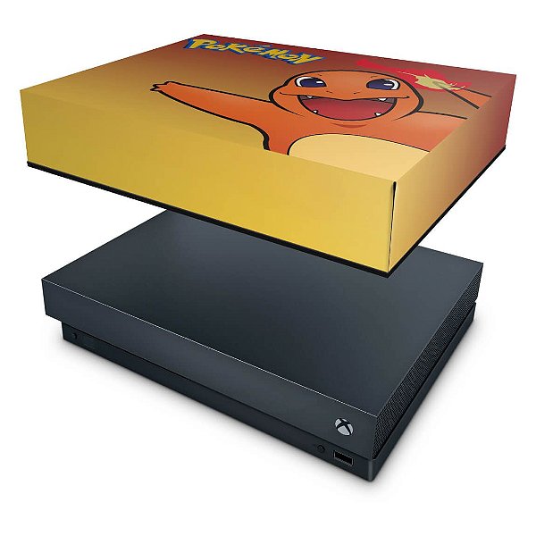 Xbox One X Capa Anti Poeira - Pokemon Charmander