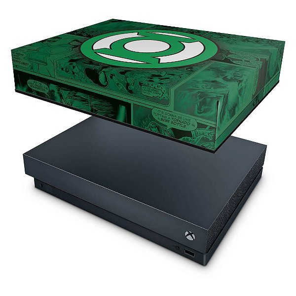 Xbox One X Capa Anti Poeira - Lanterna Verde Comics