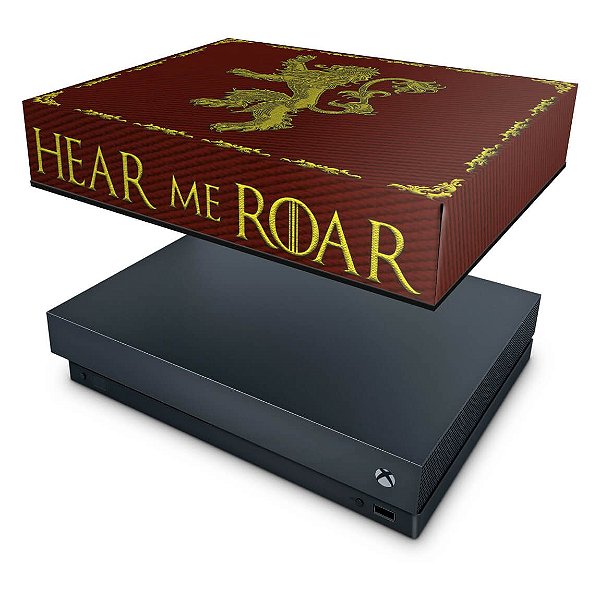 Xbox One X Capa Anti Poeira - Game Of Thrones Lannister