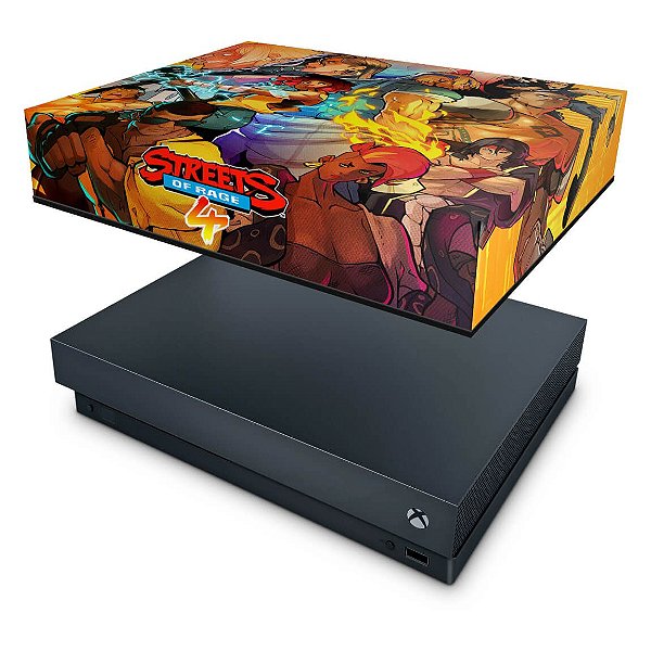 Xbox One X Capa Anti Poeira - Streets of Rage 4