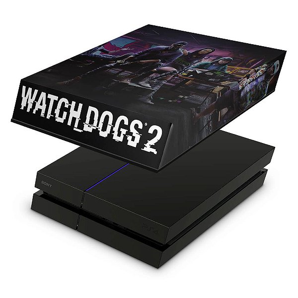 PS4 Fat Capa Anti Poeira - Watch Dogs 2