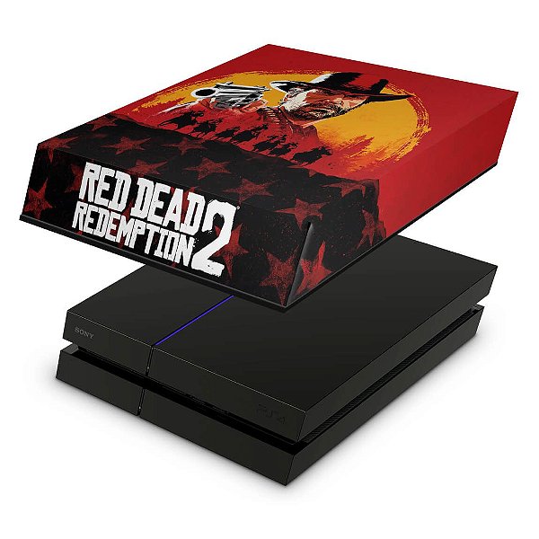 PS4 Fat Capa Anti Poeira - Red Dead Redemption 2