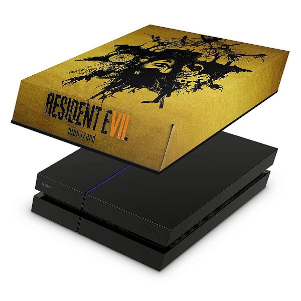 PS4 Fat Capa Anti Poeira - Resident Evil 7: Biohazard