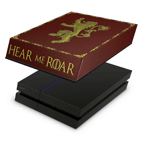 PS4 Fat Capa Anti Poeira - Game Of Thrones Lannister