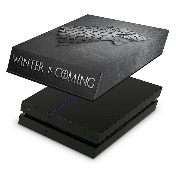 PS4 Fat Capa Anti Poeira - Game Of Thrones Stark