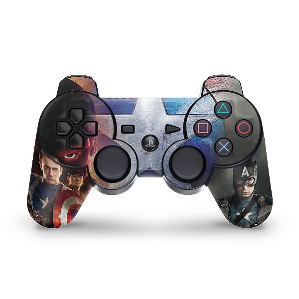 PS3 Controle Skin - Capitao America