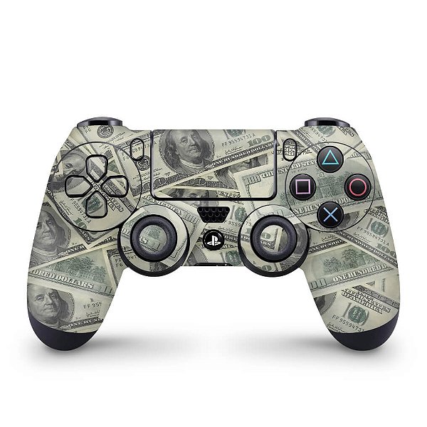 Skin PS4 Controle - Dollar Money Dinheiro