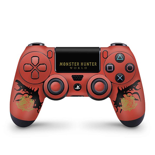 Skin PS4 Controle - Monster Hunter Edition
