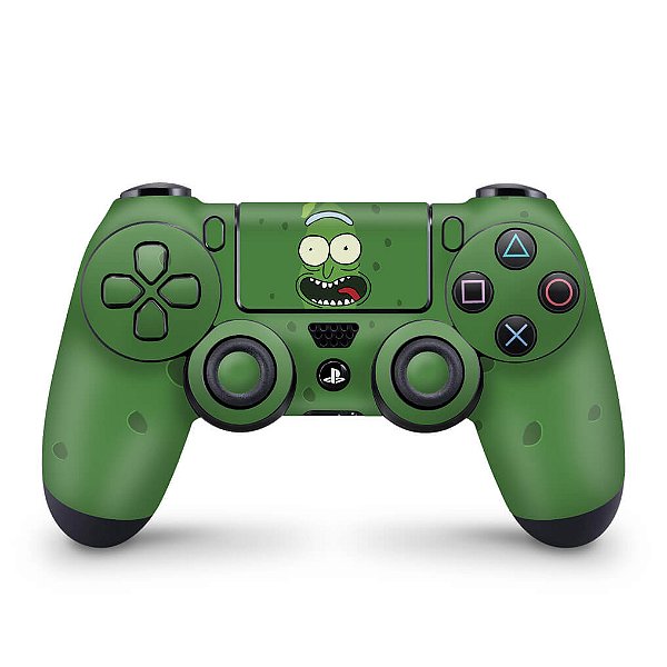 Skin PS4 Controle - Pickle Rick and Morty