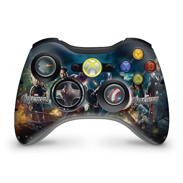 Skin Xbox 360 Controle - Os Vingadores
