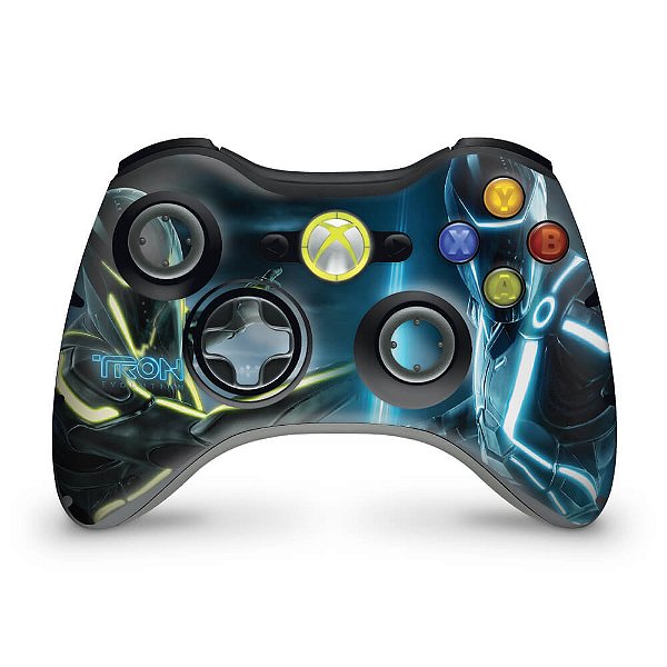 Skin Xbox 360 Controle - Tron