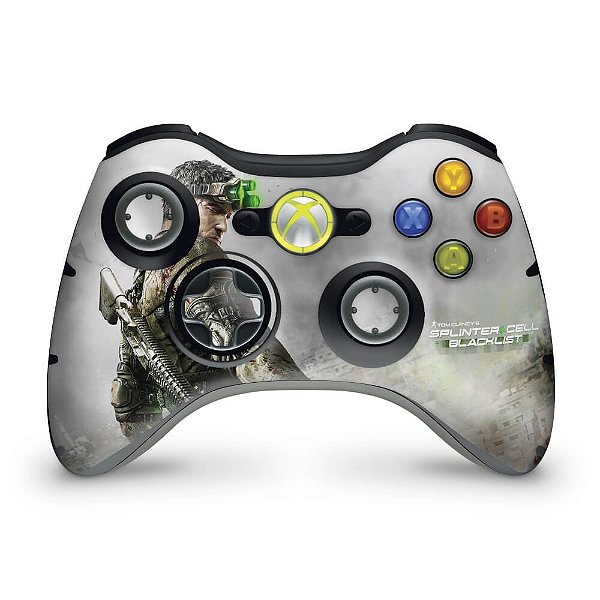 Capa Xbox 360 Controle Case - Splinter Cell Black em Promoção na