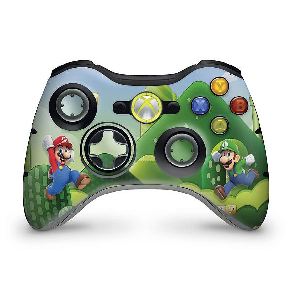 Skin Xbox 360 Controle - Mario & Luigi