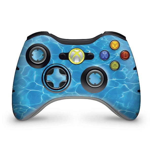 Skin Xbox 360 Controle - Aquático Água