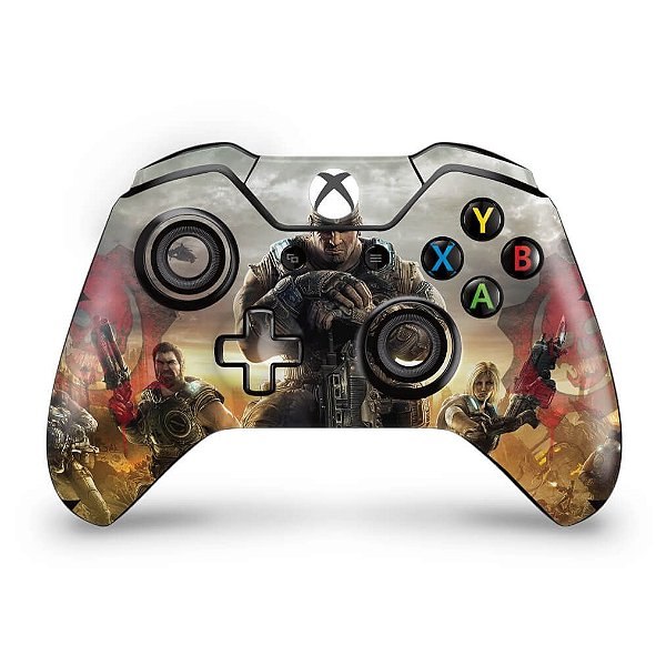 Skin Xbox One Fat Controle - Gears of War