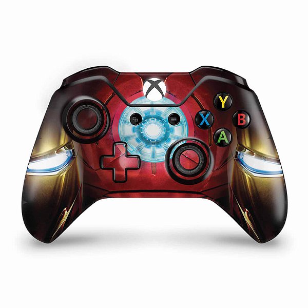 Skin Xbox One Fat Controle - Iron Man - Homem de Ferro