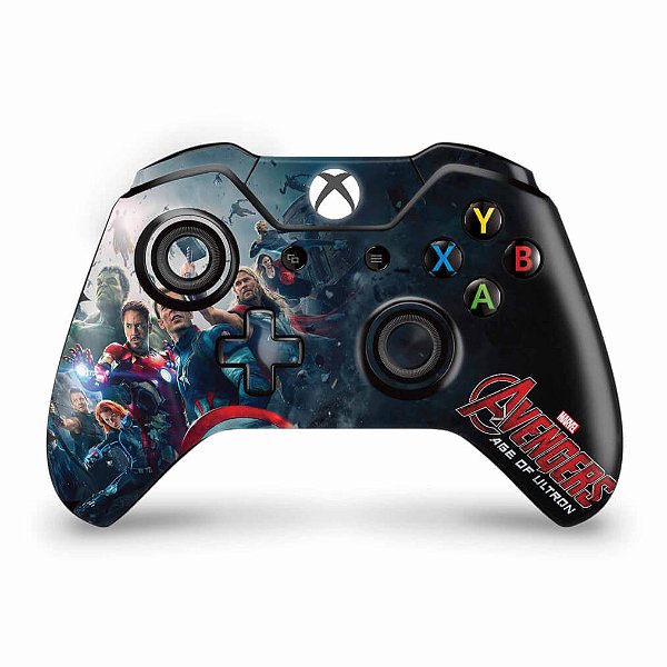 Skin Xbox One Fat Controle - Avengers - Age of Ultron