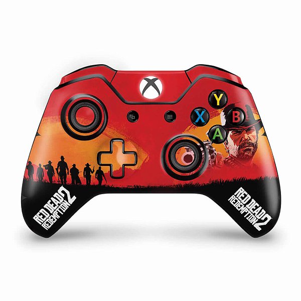 Skin Xbox One Fat Controle - Red Dead Redemption 2