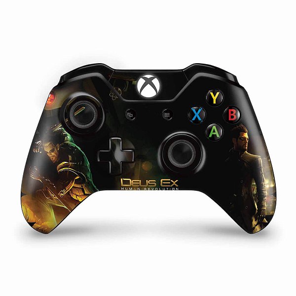 Skin Xbox One Fat Controle - Deus Ex: Mankind Divided
