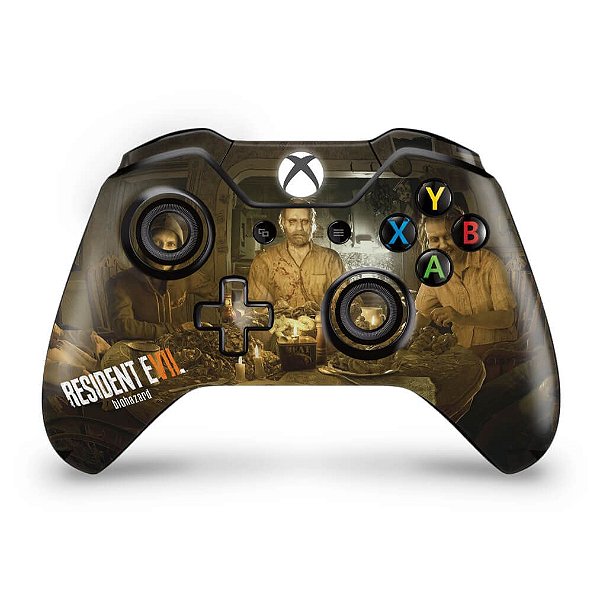 Skin Xbox One Fat Controle - Resident Evil 7: Biohazard