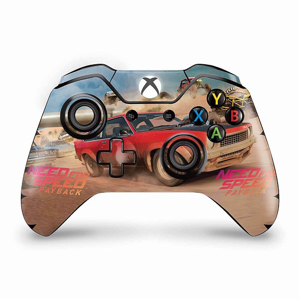 Skin Xbox One Fat Controle - Need For Speed Payback