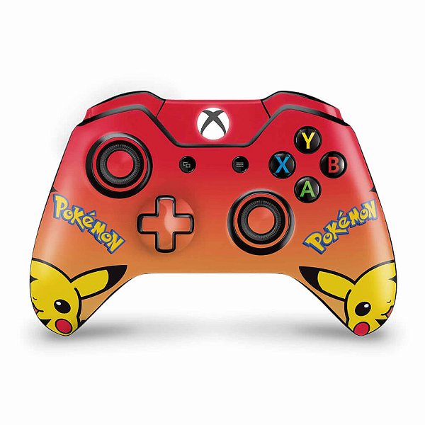 Skin Xbox One Fat Controle - Pokemon Pikachu
