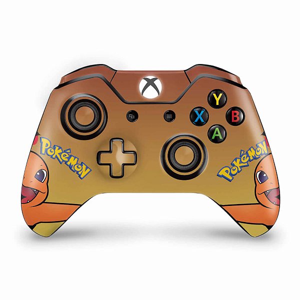 Skin Xbox One Fat Controle - Pokemon Charmander