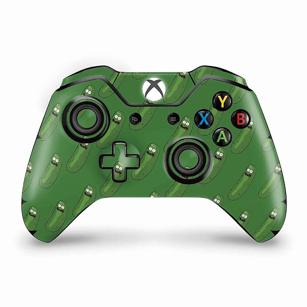 Skin Xbox One Fat Controle - Pickle Rick and Morty
