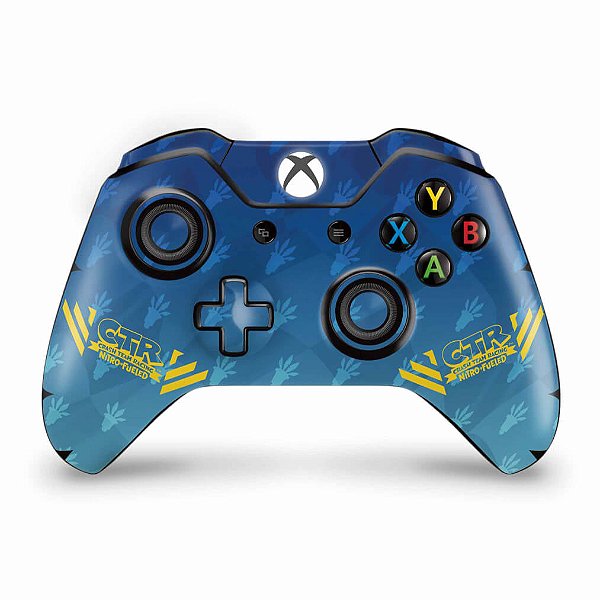 Skin Xbox One Fat Controle - Crash Team Racing CTR