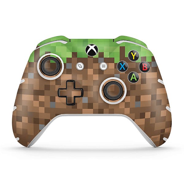 Skin Xbox One Slim X Controle - Minecraft