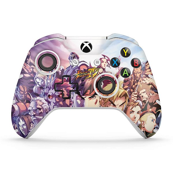 Skin Xbox One Slim X Controle - Street Fighter