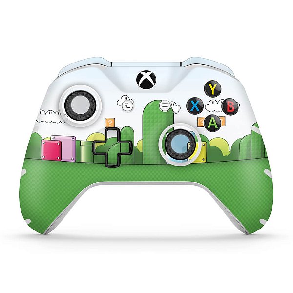 Skin Xbox One Slim X Controle - Super Mario