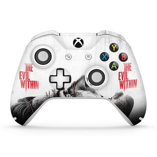 Skin Xbox One Slim X Controle - The Evil Within