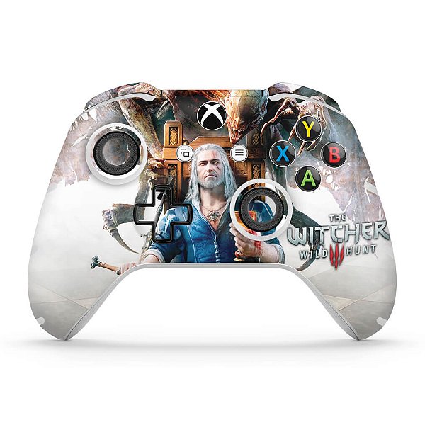 Skin Xbox One Slim X Controle - The Witcher 3 Blood And Wine