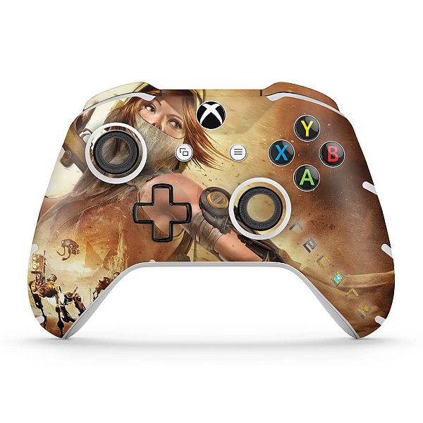 Skin Xbox One Slim X Controle - Branco - Pop Arte Skins