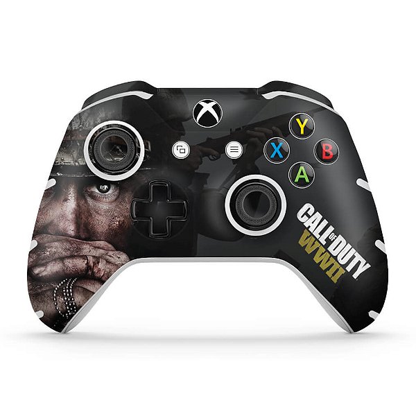 Skin Xbox One Slim X Controle - Call of Duty WW2